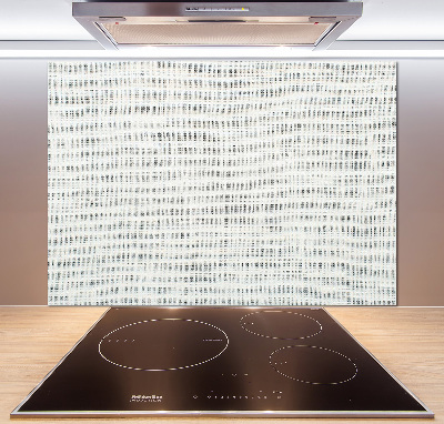 Panel para cocina Lienzo de lino blanco
