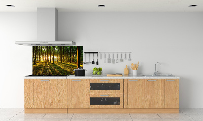 Panel do kuchni Promienie słońca