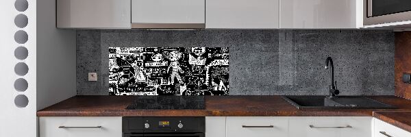 Panel para cocina Pintada