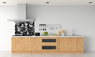 Panel para cocina Pintada