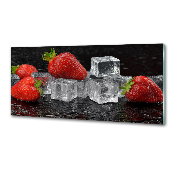 Salpicadero de cocina Fresas con hielo