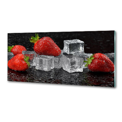 Salpicadero de cocina Fresas con hielo
