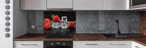 Salpicadero de cocina Fresas con hielo