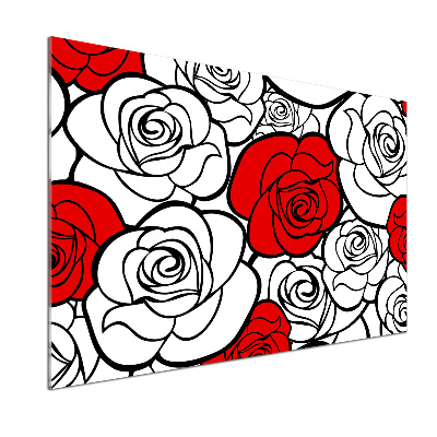 Salpicadero para cocina Rosas