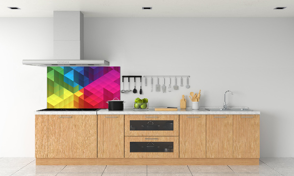 Panel antisalpicaduras Fondo geométrico