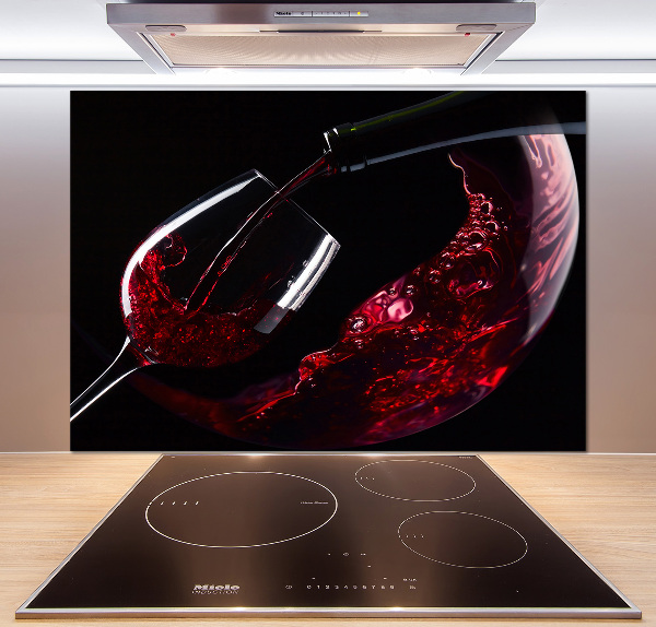 Panel para cocina Vino tinto