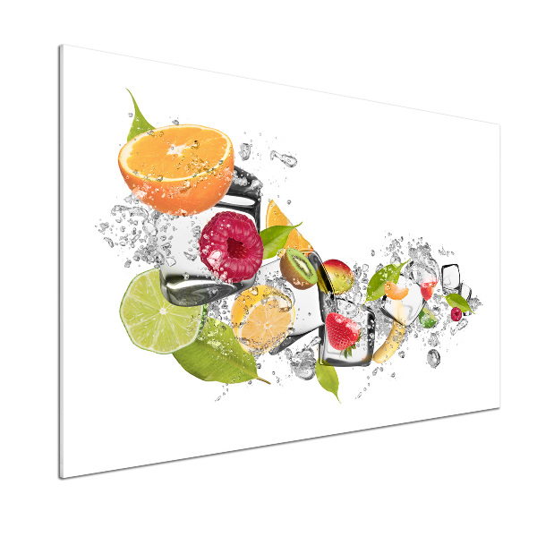 Panel de pared de cocina Fruta con hielo