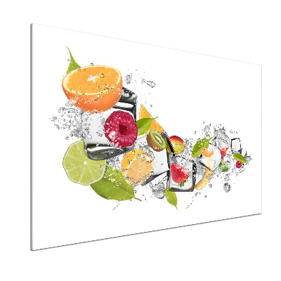 Panel de pared de cocina Fruta con hielo
