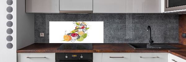 Panel de pared de cocina Fruta con hielo