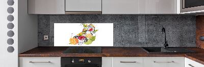 Panel de pared de cocina Fruta con hielo