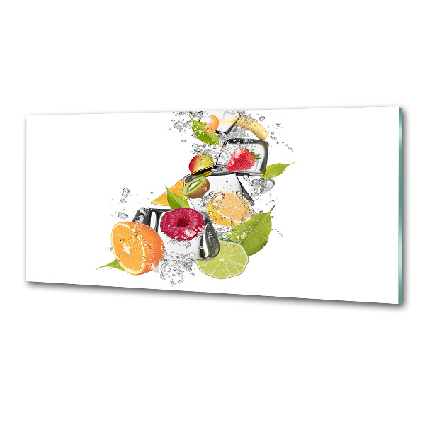 Panel de pared de cocina Fruta con hielo