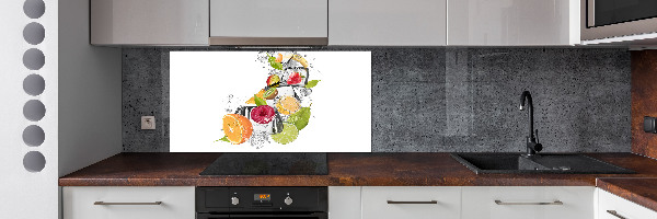 Panel de pared de cocina Fruta con hielo