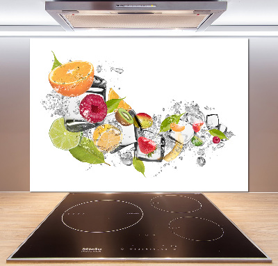 Panel de pared de cocina Fruta con hielo