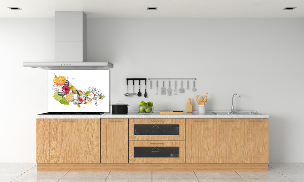 Panel de pared de cocina Fruta con hielo