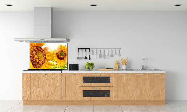 Panel antisalpicaduras Girasoles