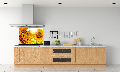 Panel antisalpicaduras Girasoles