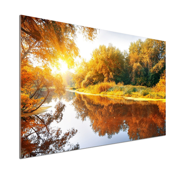 Salpicadero para cocina Río en otoño