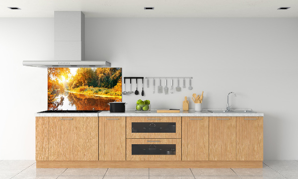 Salpicadero para cocina Río en otoño