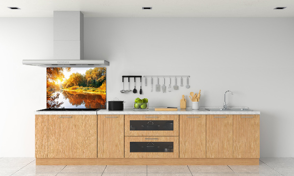 Salpicadero para cocina Río en otoño