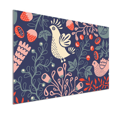 Salpicadero de cocina Plantas de gallinas búho