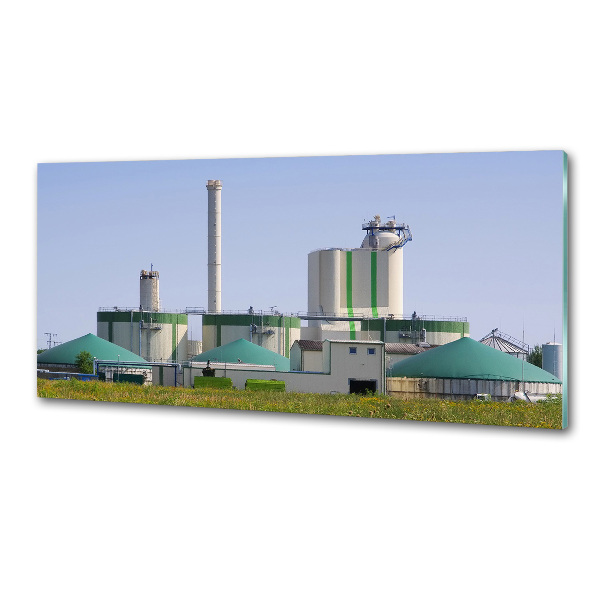 Panel de pared de cocina Planta de biogás