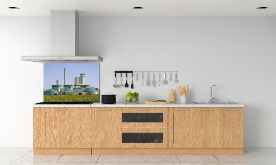 Panel de pared de cocina Planta de biogás