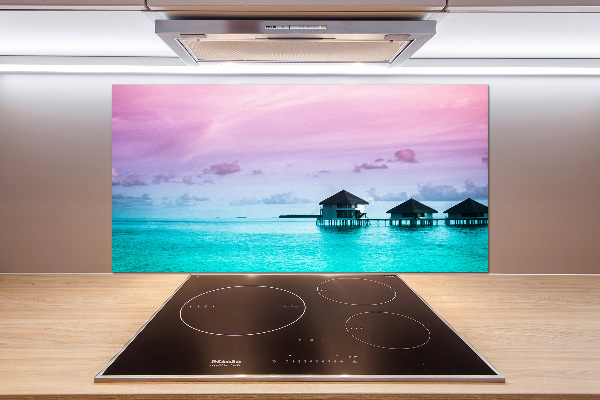 Salpicadero de cocina Bungalows sobre el agua