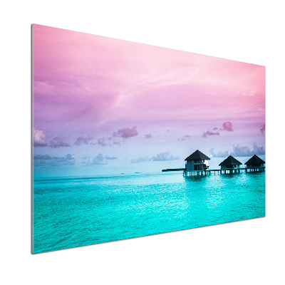 Salpicadero de cocina Bungalows sobre el agua