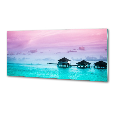 Salpicadero de cocina Bungalows sobre el agua