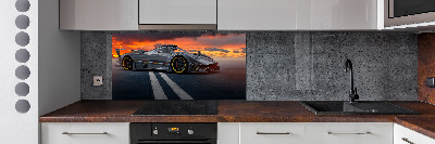 Panel dekor szkło Wyścigówka