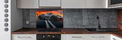 Panel dekor szkło Wyścigówka