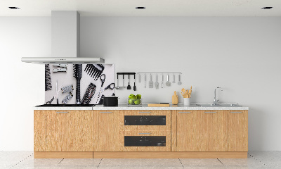 Panel do kuchni Przybory fryzjera