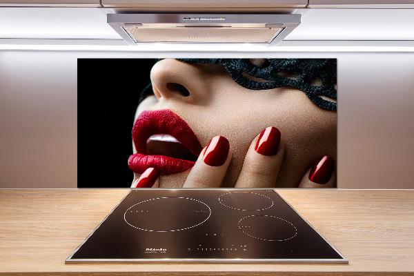 Panel de pared de cocina Máscara de encaje