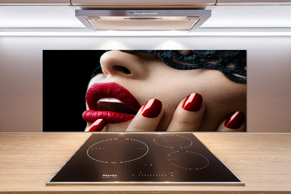 Panel de pared de cocina Máscara de encaje