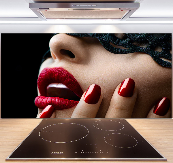 Panel de pared de cocina Máscara de encaje