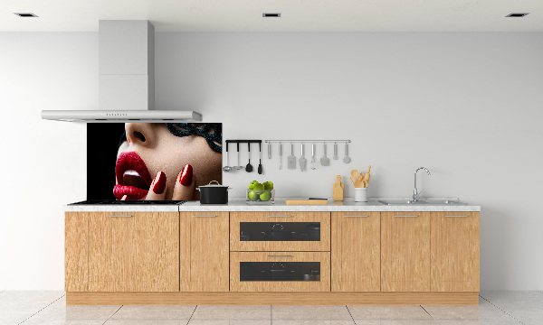 Panel de pared de cocina Máscara de encaje