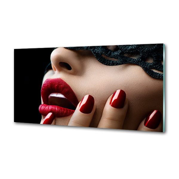 Panel de pared de cocina Máscara de encaje