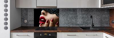 Panel do kuchni Koronkowa maska