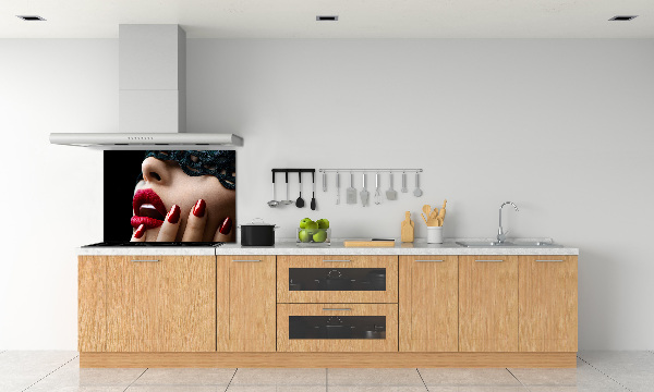 Panel de pared de cocina Máscara de encaje