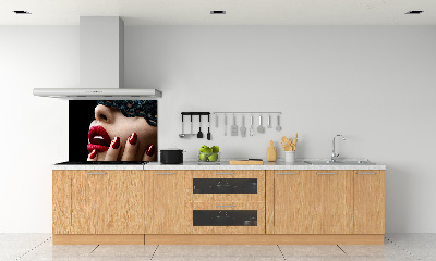 Panel de pared de cocina Máscara de encaje