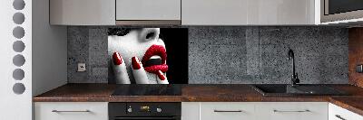 Panel do kuchni Koronkowa maska