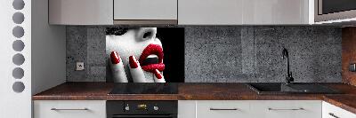 Salpicadero de cocina Máscara de encaje