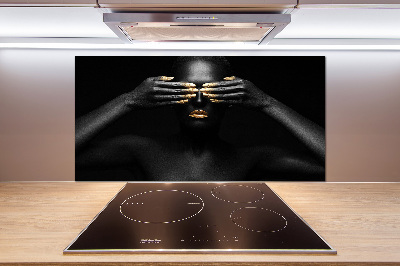 Panel do kuchni Kobieta w czerni