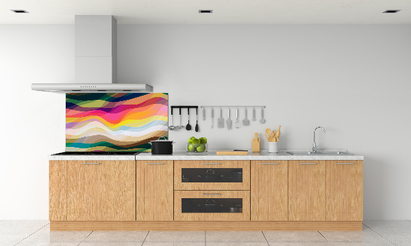 Salpicadero para cocina Ondas abstractas