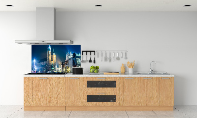 Panel para cocina Cracovia de noche