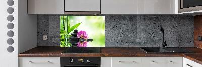 Panel między meble w kuchni Orchidea