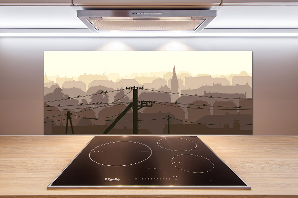 Panel antisalpicaduras Línea de la ciudad