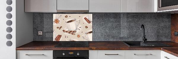 Panel antisalpicaduras Una taza de café