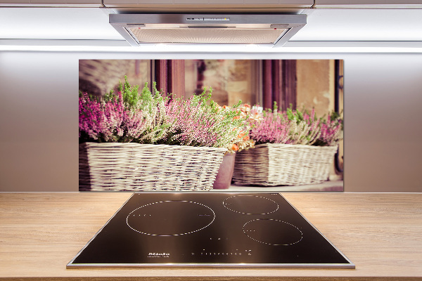 Salpicadero para cocina Lavanda en maceta