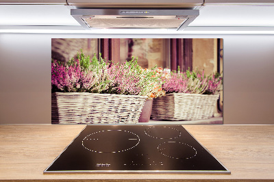 Salpicadero para cocina Lavanda en maceta